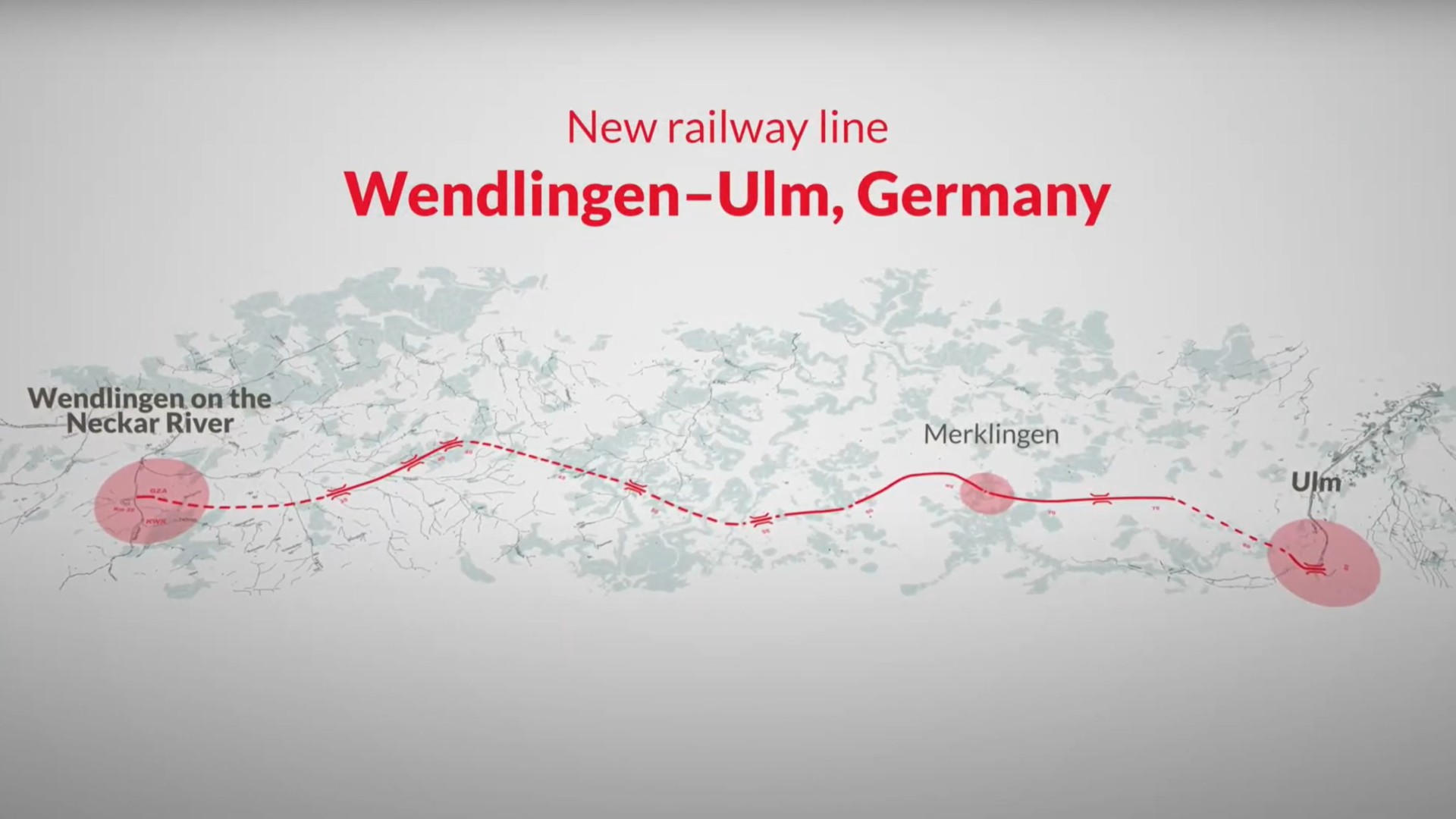 New railway line Ulm Wendlingen