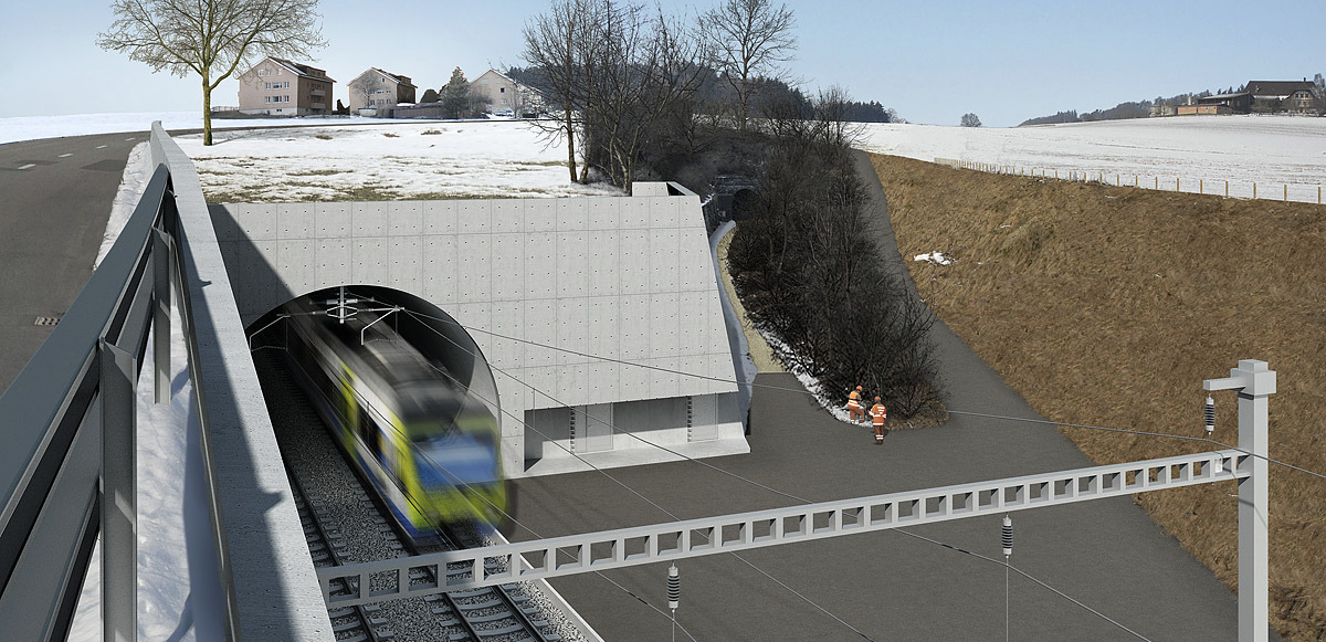 Rosshaeuserntunnel Portal Ost Rhomberg Sersa Rail Group